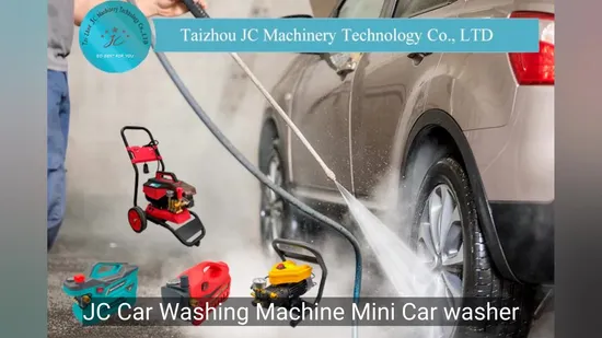Jc Portable High Pressure Washer Electric Car Washing Machine with Universal Wheel Car Washer